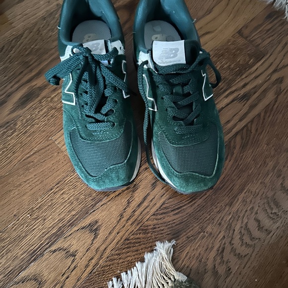 *RARE* Green, Platform New Balance 574 - Picture 2 of 6